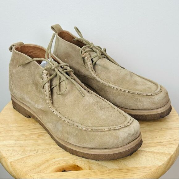 Mari Giudicelli Moccasin Suede Lace Up‎ Boot - Picture 3 of 11